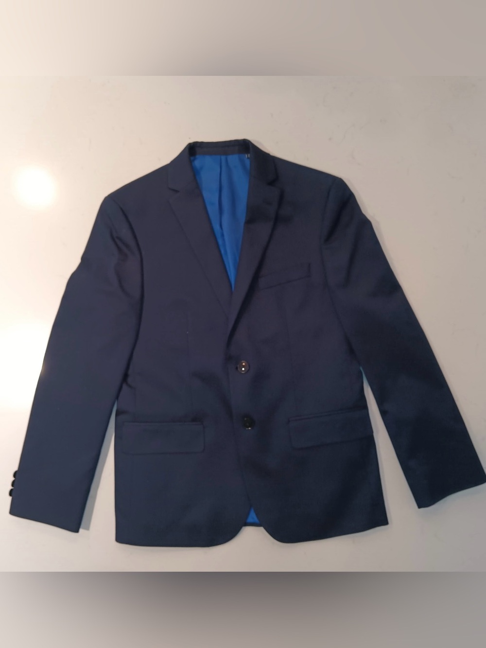 Youth Jo’s A Bank Navy Blue Two-Button  Blazer